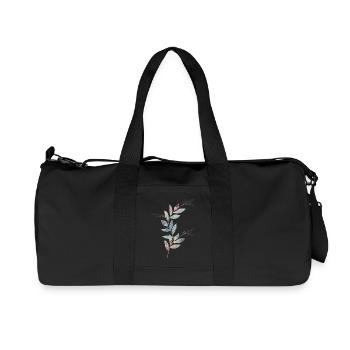 Collorful Plant - Recycled Canvas Sports Bag by Stanley/Stella - black - Front