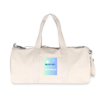 No effort no price - Sac de sport en toile recyclée Stanley/Stella - blanc naturel - Devant