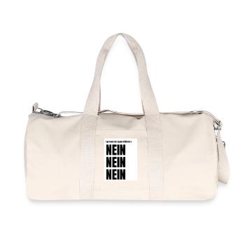 Egal_was_du_sagen_moechtest - Recycelte Canvas-Sporttasche von Stanley/Stella - Naturweiß - Vorne