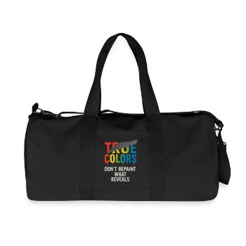 True Colors Don’t Repaint What Reveals - Recycled Canvas Sports Bag by Stanley/Stella - black - Front