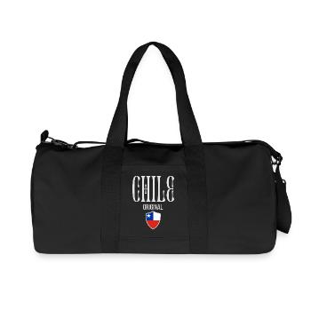 Originaire du Chili, né au Chili - Sac de sport en toile recyclée Stanley/Stella - noir - Devant