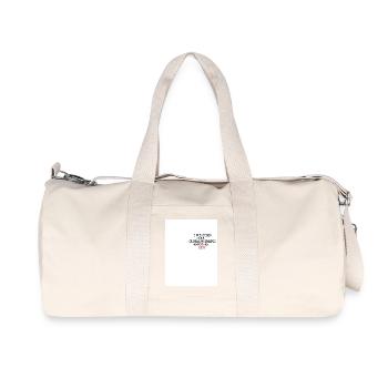 Je suis né frais réchauffement climatique chaud - Sac de sport en toile recyclée Stanley/Stella - blanc naturel - Devant