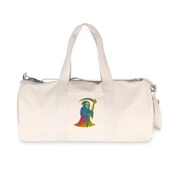 Rainbow Grim Reaper - Recycled Canvas Sports Bag by Stanley/Stella - natural - Front