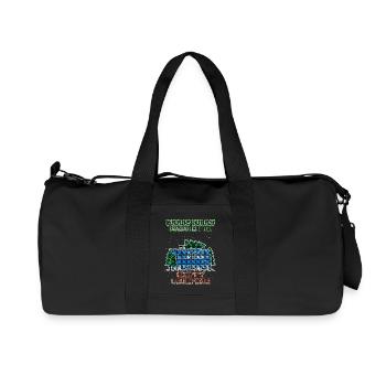 Christmas Camping - Recycled Canvas Sports Bag by Stanley/Stella - black - Front