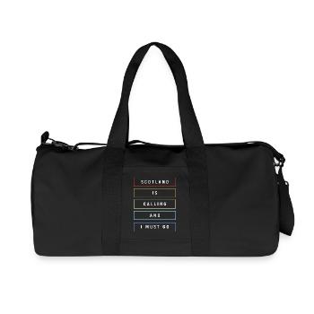 Écosse - Sac de sport en toile recyclée Stanley/Stella - noir - Devant