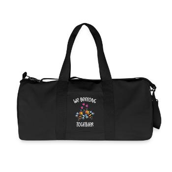 We Beelong Together - Recycled Canvas Sports Bag by Stanley/Stella - black - Front