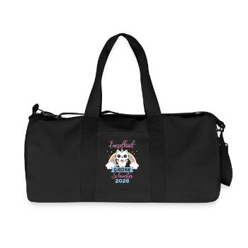Einzelkind Große Schwester 2026 Schwangerschaft - Recycelte Canvas-Sporttasche von Stanley/Stella - Schwarz - Vorne