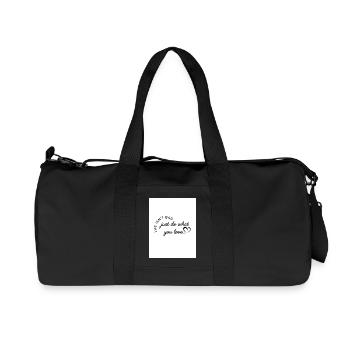 Do what you love - Recycled Canvas Sports Bag by Stanley/Stella - black - Front