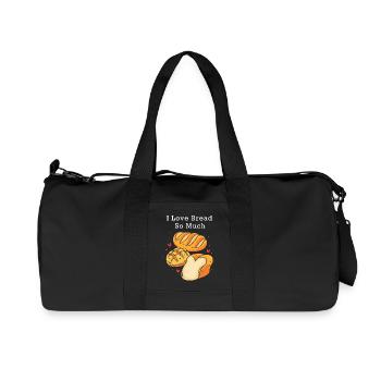 Bäcker Bäckerin Backen - Recycelte Canvas-Sporttasche von Stanley/Stella - Schwarz - Vorne