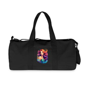 Sirène sexy - Sac de sport en toile recyclée Stanley/Stella - noir - Devant