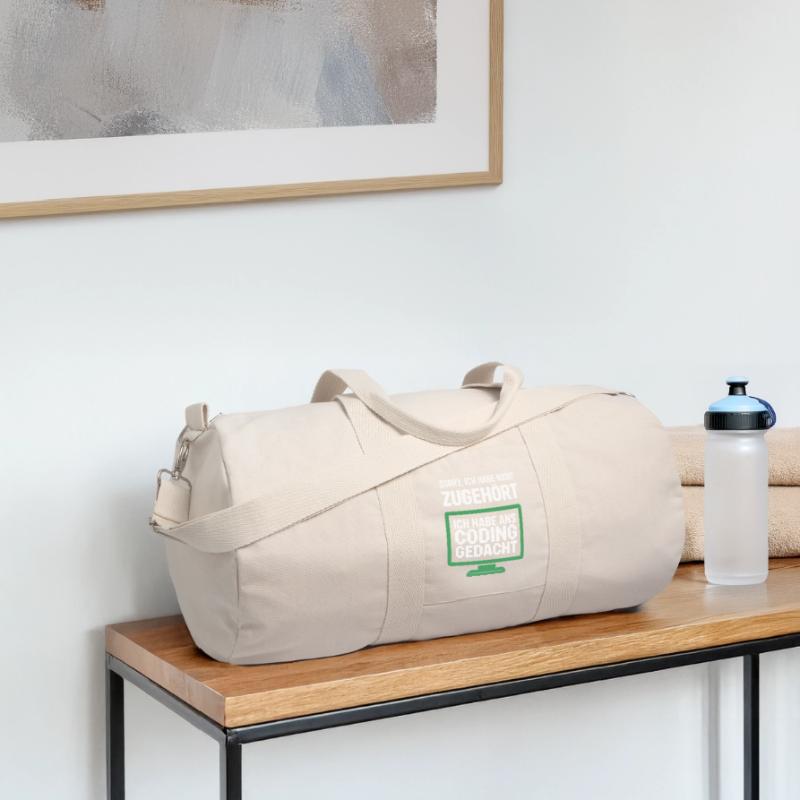 Coding Thought Screen Saying Recycled Canvas Sports Bag by Stanley/Stella