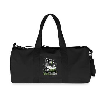 Abi 2027, ich habe sogar Mathe überlebt. - Recycelte Canvas-Sporttasche von Stanley/Stella - Schwarz - Vorne