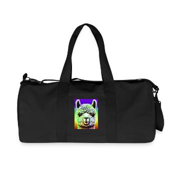 Alpaka - Recycelte Canvas-Sporttasche von Stanley/Stella - Schwarz - Vorne
