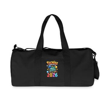 Schulkind 2026 Einschulung 2026 Schulanfang - Recycelte Canvas-Sporttasche von Stanley/Stella - Schwarz - Vorne