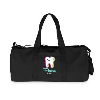 dentiste - Sac de sport en toile recyclée Stanley/Stella - noir - Devant
