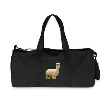 Alpaca Bro - Recycled Canvas Sports Bag by Stanley/Stella - black - Front