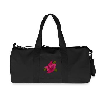 Saint-Valentin, Saint-Valentin, Saint-Valentin - Sac de sport en toile recyclée Stanley/Stella - noir - Devant