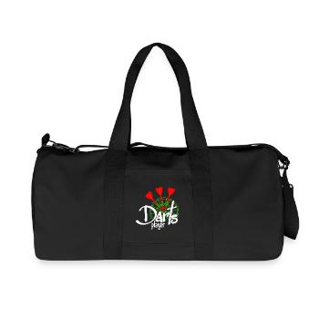 Sports Equipment - 3 Darts - Darts Player 2 - Recycled Canvas Sports Bag by Stanley/Stella - black - Front