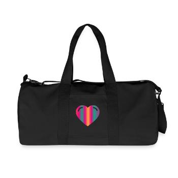 MOM. MOTHER'S DAY. HAPPY MOTHER'S DAY - Recycled Canvas Sports Bag by Stanley/Stella - black - Front