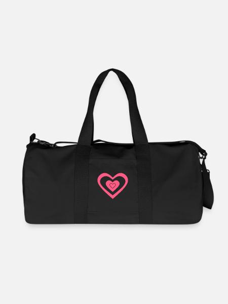 Valentinstag Geschenk Valentinstag - Recycelte Canvas-Sporttasche von Stanley/Stella - Schwarz