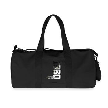 66TH BIRTHDAY LIMITED EDITION 1960 - Recycled Canvas Sports Bag by Stanley/Stella - black - Front