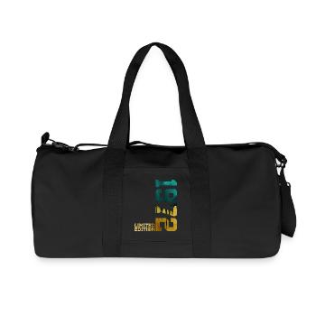 54TH BIRTHDAY LIMITED EDITION 1972 - Recycled Canvas Sports Bag by Stanley/Stella - black - Front