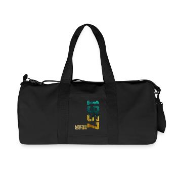 69E ANNIVERSAIRE ÉDITION LIMITÉE 1957 - Sac de sport en toile recyclée Stanley/Stella - noir - Devant