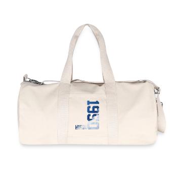 LIMITED EDITION 1950 76TH BIRTHDAY - Recycled Canvas Sports Bag by Stanley/Stella - natural - Front