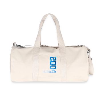 22E ANNIVERSAIRE ÉDITION LIMITÉE 2004 - Sac de sport en toile recyclée Stanley/Stella - blanc naturel - Devant
