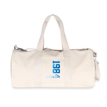 42E ANNIVERSAIRE ÉDITION LIMITÉE 1984 - Sac de sport en toile recyclée Stanley/Stella - blanc naturel - Devant