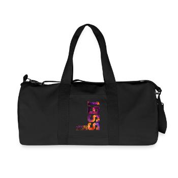 71. GEBURTSTAG 71 JAHRE LIMITED EDITION 1955 - Recycelte Canvas-Sporttasche von Stanley/Stella - Schwarz - Vorne