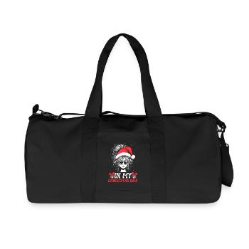 Christmas Xmas Saying In My Christmas Era - Recycled Canvas Sports Bag by Stanley/Stella - black - Front