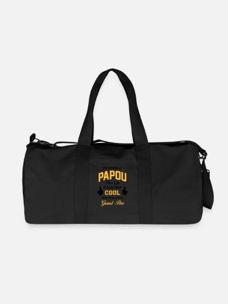 papou2 - Sac de sport en toile recyclée Stanley/Stella - noir
