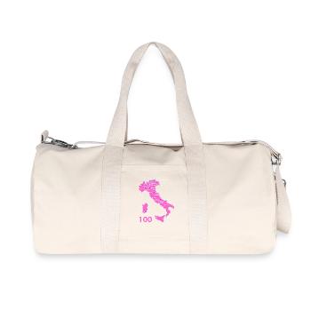 Giro d'Italia route 100 - Recycled Canvas Sports Bag by Stanley/Stella - natural - Front
