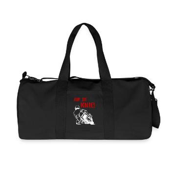 Motorrad - Auf die Knie Superbike - T-Shirt - Recycelte Canvas-Sporttasche von Stanley/Stella - Schwarz - Vorne