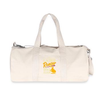 The Lawn Ranger Rasenmäher mähen Rasentraktor - Recycelte Canvas-Sporttasche von Stanley/Stella - Naturweiß - Vorne