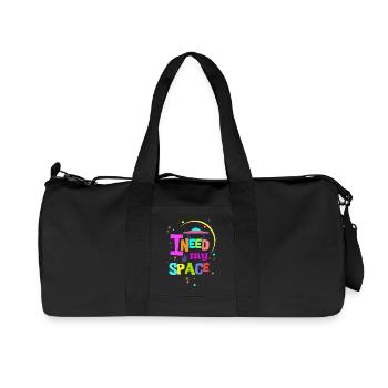 J'ai besoin de ma place - Sac de sport en toile recyclée Stanley/Stella - noir - Devant