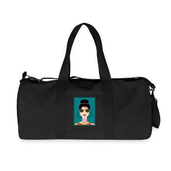FEMME. FILLE. ADOLESCENT. JOURNEE DE LA FEMME - Sac de sport en toile recyclée Stanley/Stella - noir - Devant