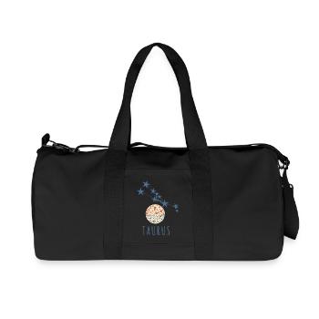 The constellation of Taurus - Recycled Canvas Sports Bag by Stanley/Stella - black - Front