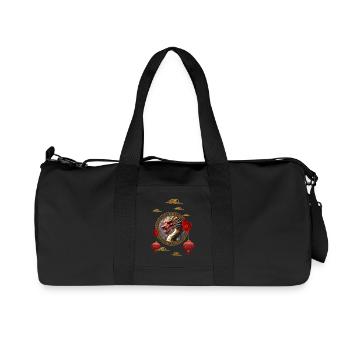 Bonne année du Dragon Chinois - Sac de sport en toile recyclée Stanley/Stella - noir - Devant