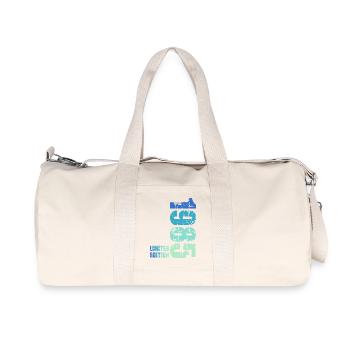 40th Birthday Born in 1985 - Recycled Canvas Sports Bag by Stanley/Stella - natural - Front