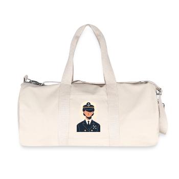 Schiffsführerin ohne Augen - Recycelte Canvas-Sporttasche von Stanley/Stella - Naturweiß - Vorne