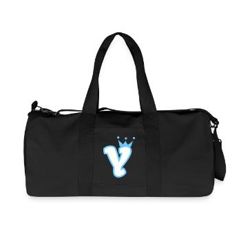 Monogramm Y Kleinkind Jungen Krone - Recycelte Canvas-Sporttasche von Stanley/Stella - Schwarz - Vorne