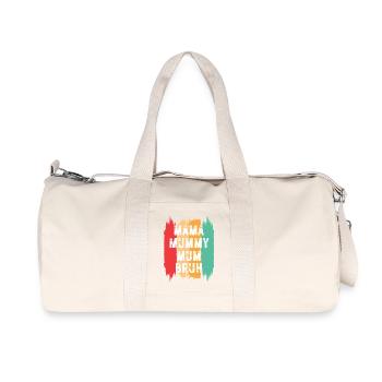 Maman Maman Maman Bruh - Sac de sport en toile recyclée Stanley/Stella - blanc naturel - Devant