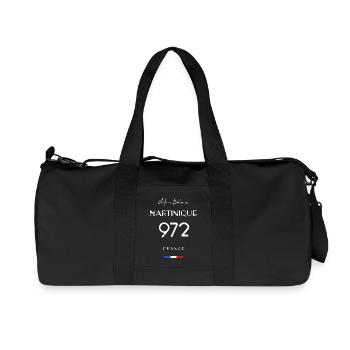 Life is better MARTINIQUE Issue 972 - Recycled Canvas Sports Bag by Stanley/Stella - black - Front