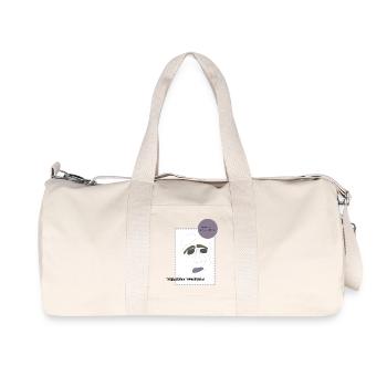 talk about feelings 1 - Recycled Canvas Sports Bag by Stanley/Stella - natural - Front