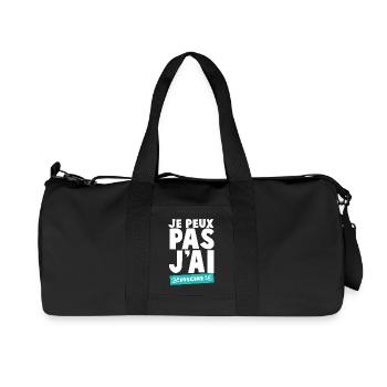 I Can't I Have Swimming - Recycled Canvas Sports Bag by Stanley/Stella - black - Front