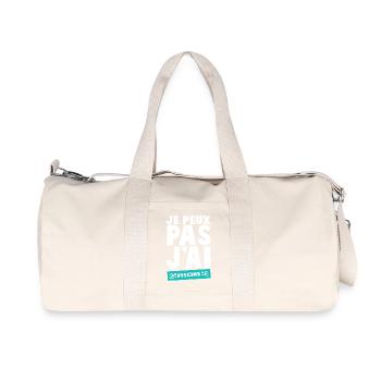 Je Peux Pas Jai Piscine - Sac de sport en toile recyclée Stanley/Stella - blanc naturel - Devant