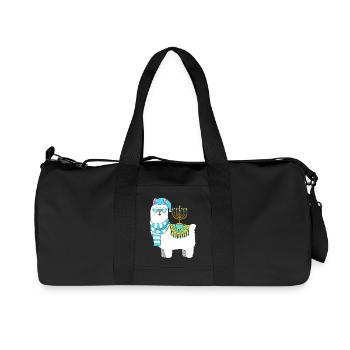 Chanukkah Hanukkah Hanukah - Recycelte Canvas-Sporttasche von Stanley/Stella - Schwarz - Vorne