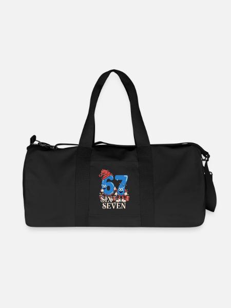 Sechs Sieben 6 7 Aura Points Kids Gaming Niedlich  - Recycelte Canvas-Sporttasche von Stanley/Stella - Schwarz